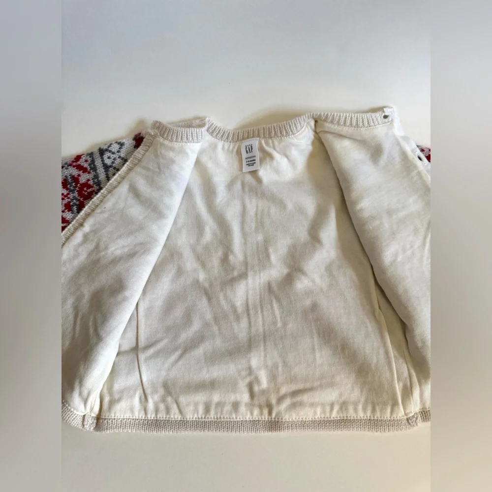 Baby GAP Cream Winter Knit Sweater - Picture 7 of 11